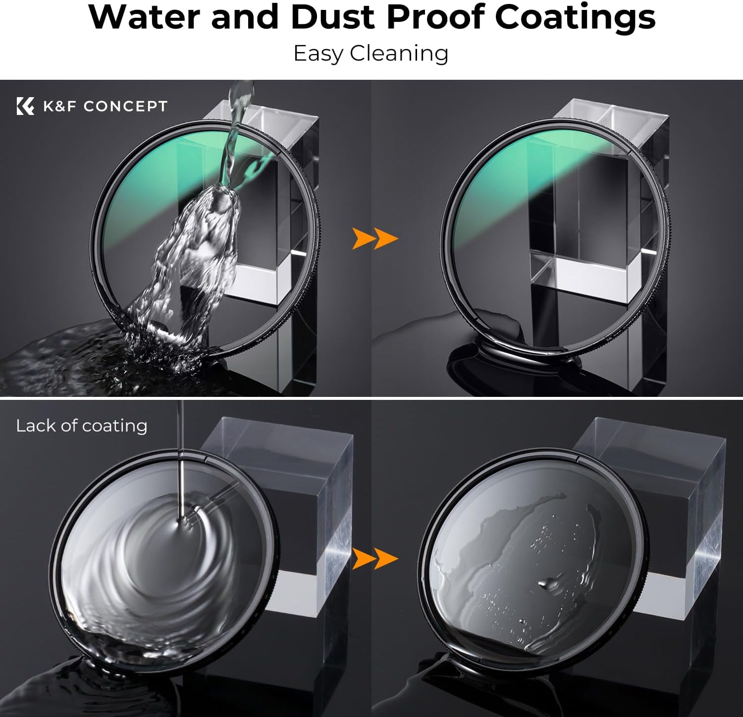 Thumbnail 6 de K&F CONCEPT 46mm Polarising Filter (CPL) Nano-X Series — Ultra Low Reflection for clearer colour