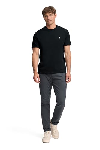Thumbnail 2 de Polo Club Camiseta básica negra de algodón con Logo Rigby Go para hombre