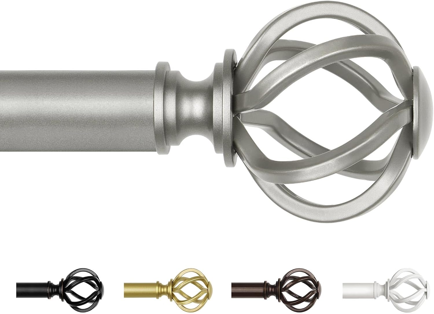USFOOK Curtain Rods for Windows 48–84" ⌚📐