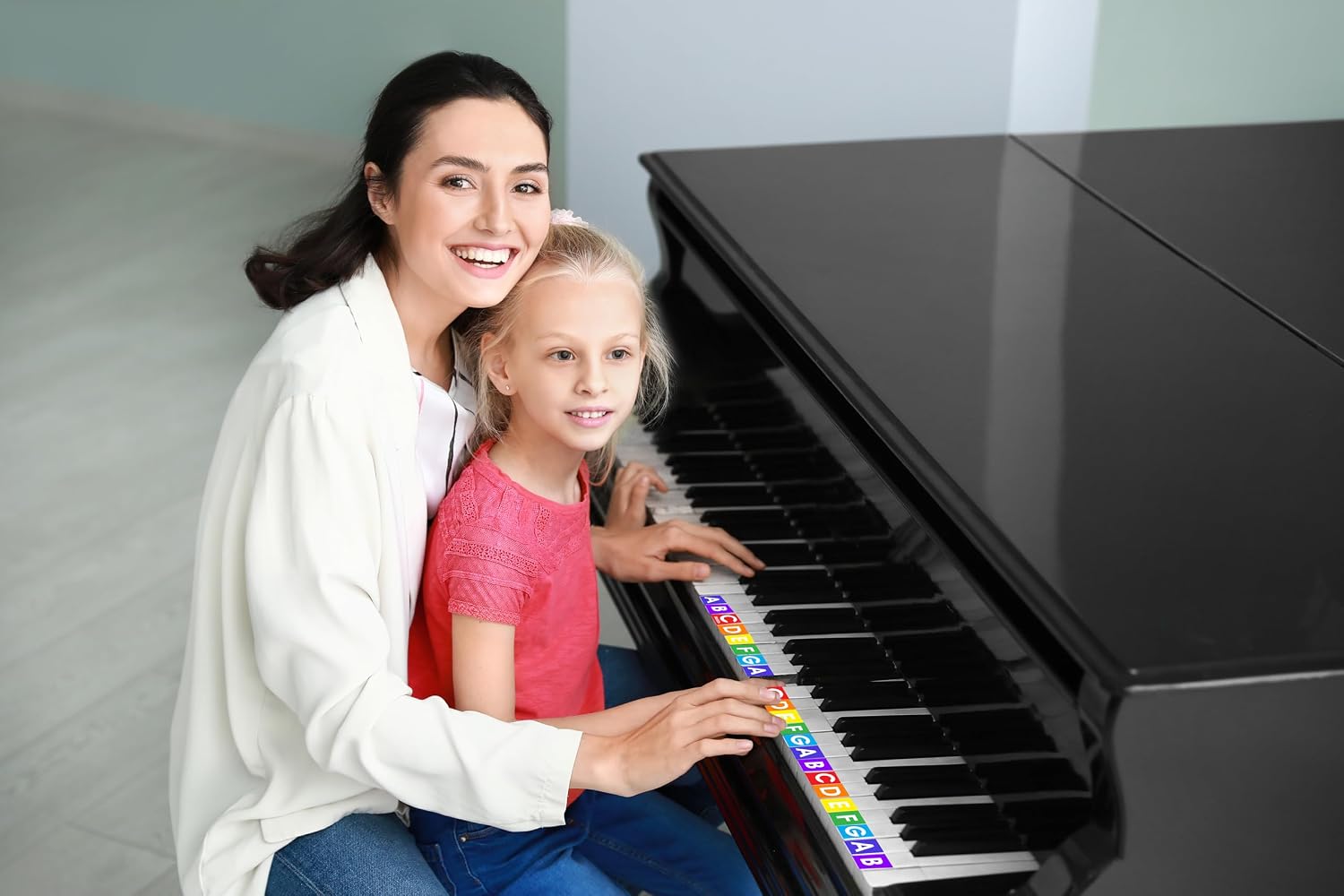 Thumbnail 5 de QMG Piano and Keyboard Note Stickers, Vinyl