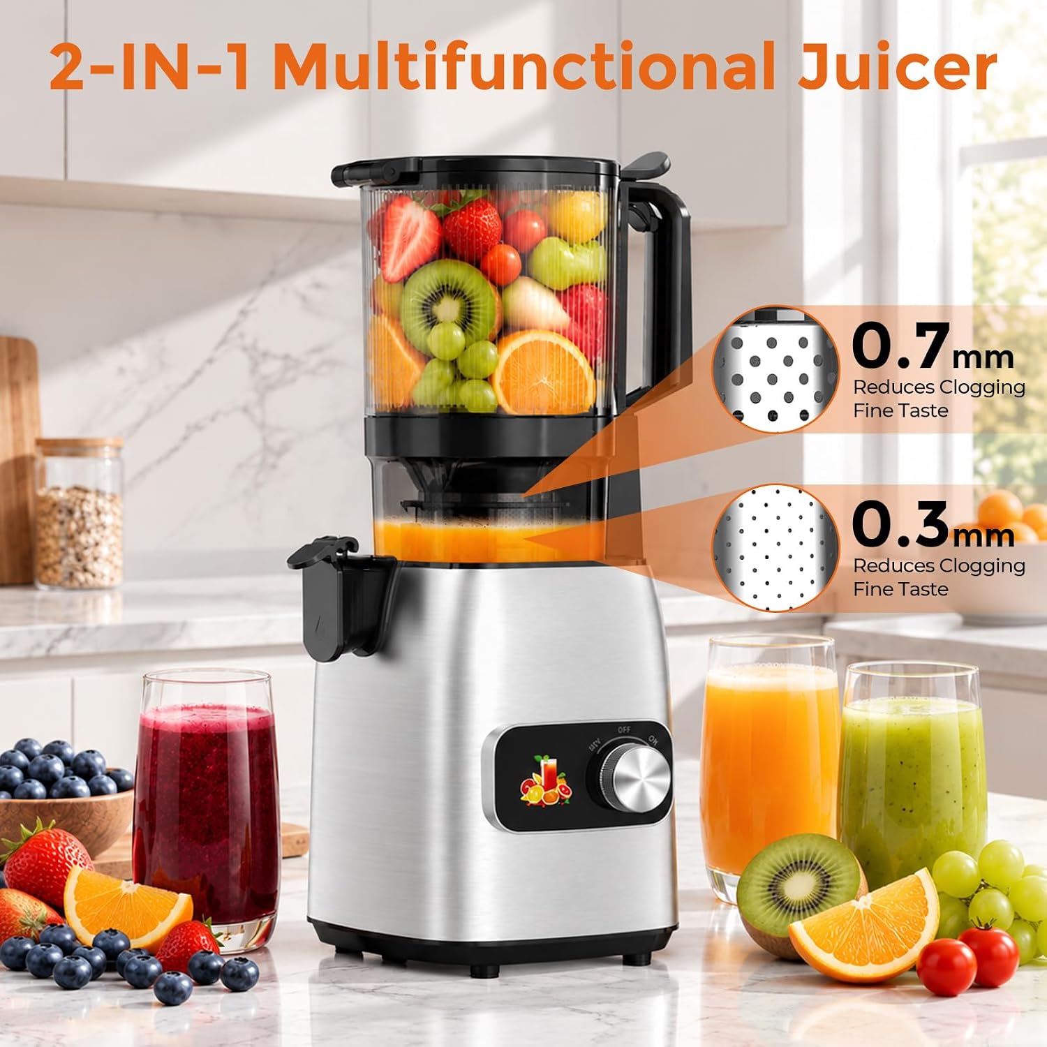 Detalle de 1400W Professional Blender for Smoothies