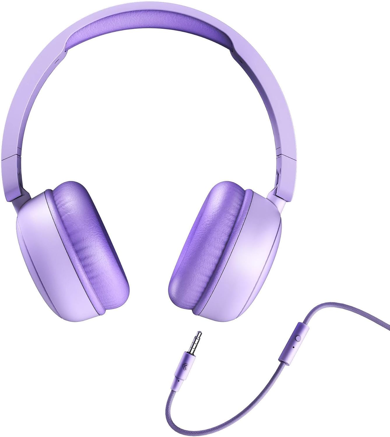 Detalle de Energy Sistem UrbanTune Kopfhörer mit Kabel – Violett, recycelte Materialien, Mikrofon
