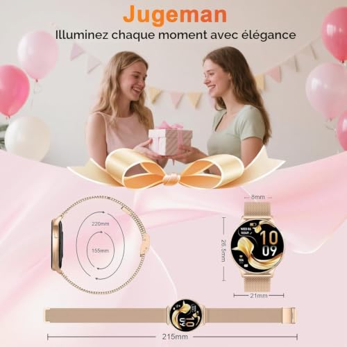 Thumbnail 7 de Jugeman Montre Connectée Femme – Élégance et énergie au poignet
