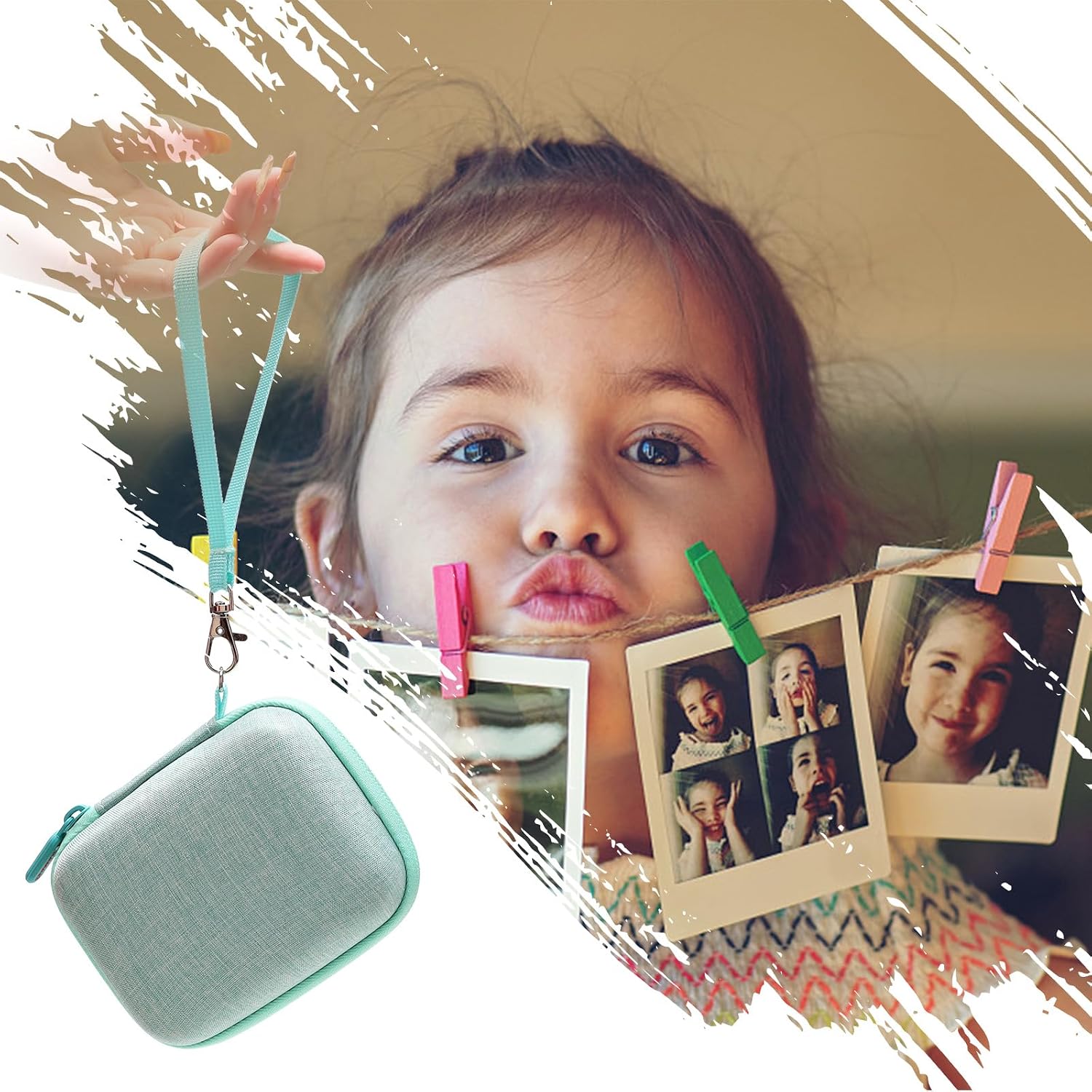 Thumbnail 6 de XANAD Digitalkamera Hülle & Tasche für Kodak Pixpro FZ55/FZ45 (grün) – kompakte Schutzhülle für Kinder, Vlogging & Kompaktkameras