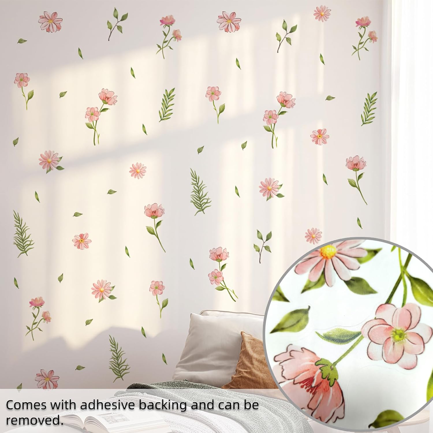 Thumbnail 4 de Boho Flower Wall Decals PVC