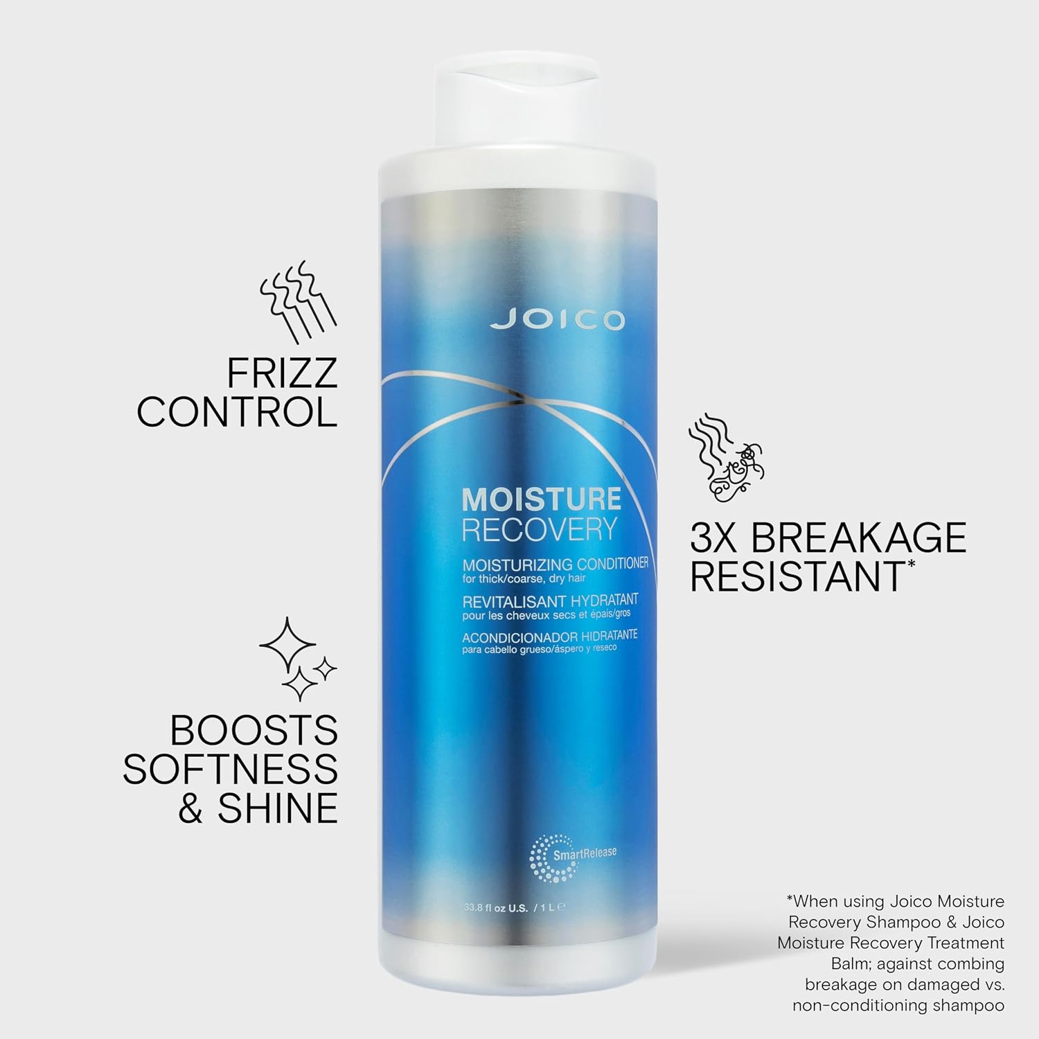 Detalle de Joico J152442 Moisture Recovery Conditioner for Thick, Dry Hair