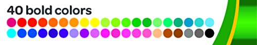 Thumbnail 7 de Crayola Ultra Clean Washable Markers (40ct) – Broad Line Art Markers for Kids