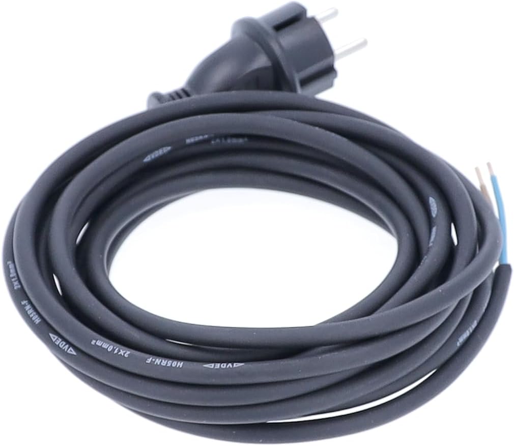 Thumbnail 3 de as - Schwabe Bohrmaschinen-Anschlussleitung 5 m | Gummi-Anschlussleitung H05RN-F 2x1,0mm, IP44, Konturenstecker