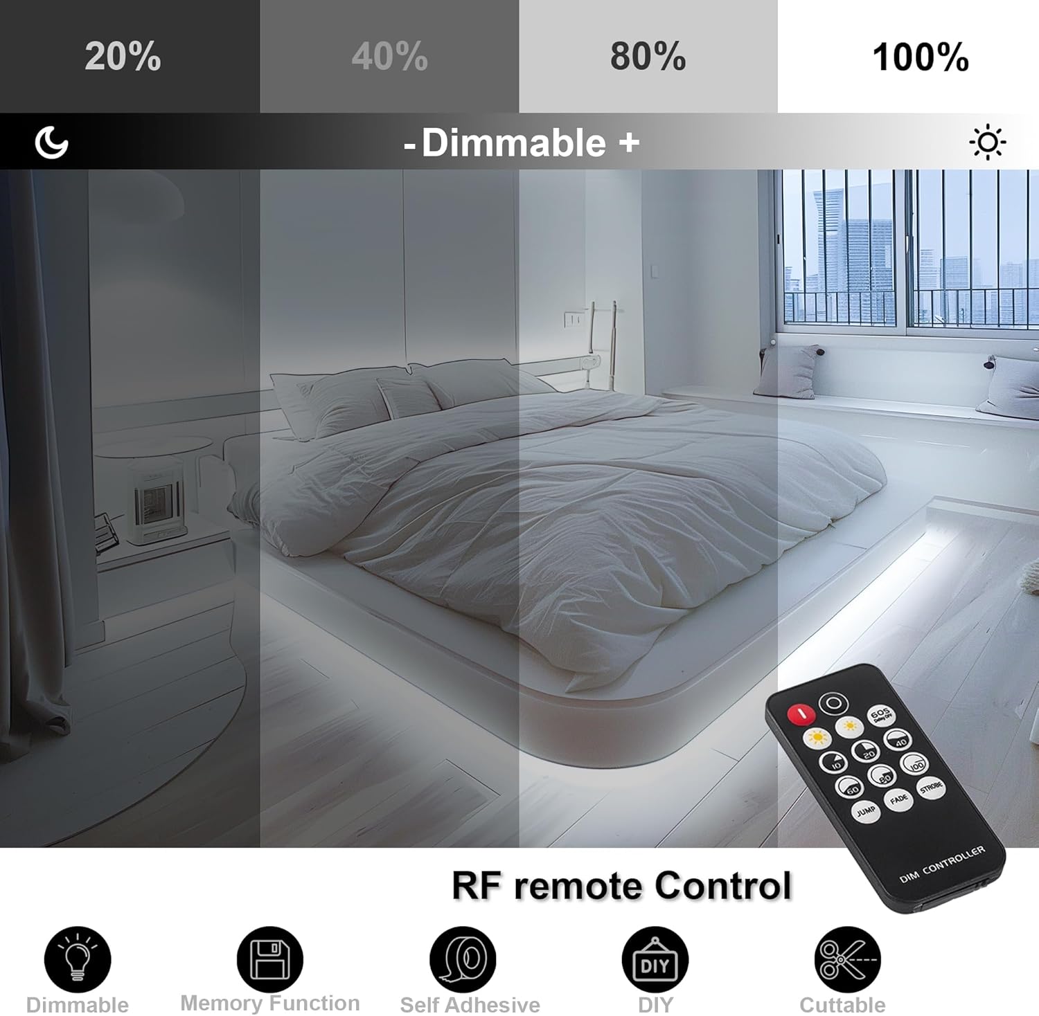 Thumbnail 1 de luktix COB LED Strip 10M 6000K