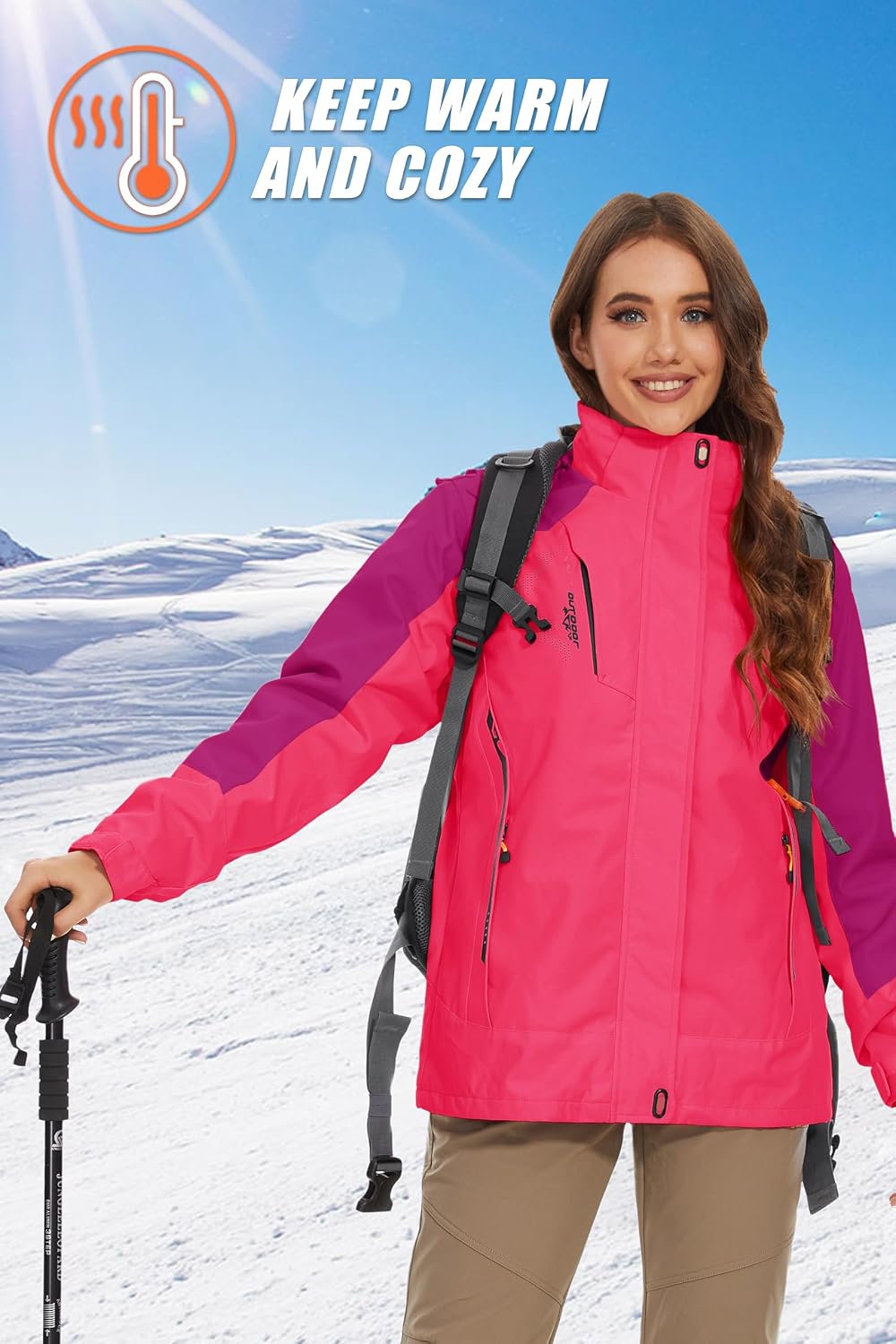 Thumbnail 6 de MAGCOMSEN 3-in-1 Women's Ski Jacket 5000mm