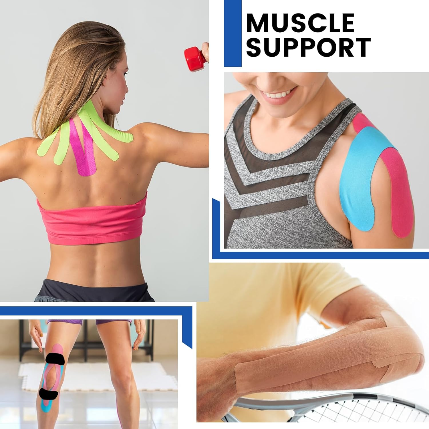 Thumbnail 5 de Kinesiology Tape 5 Rolls, 2 Inch