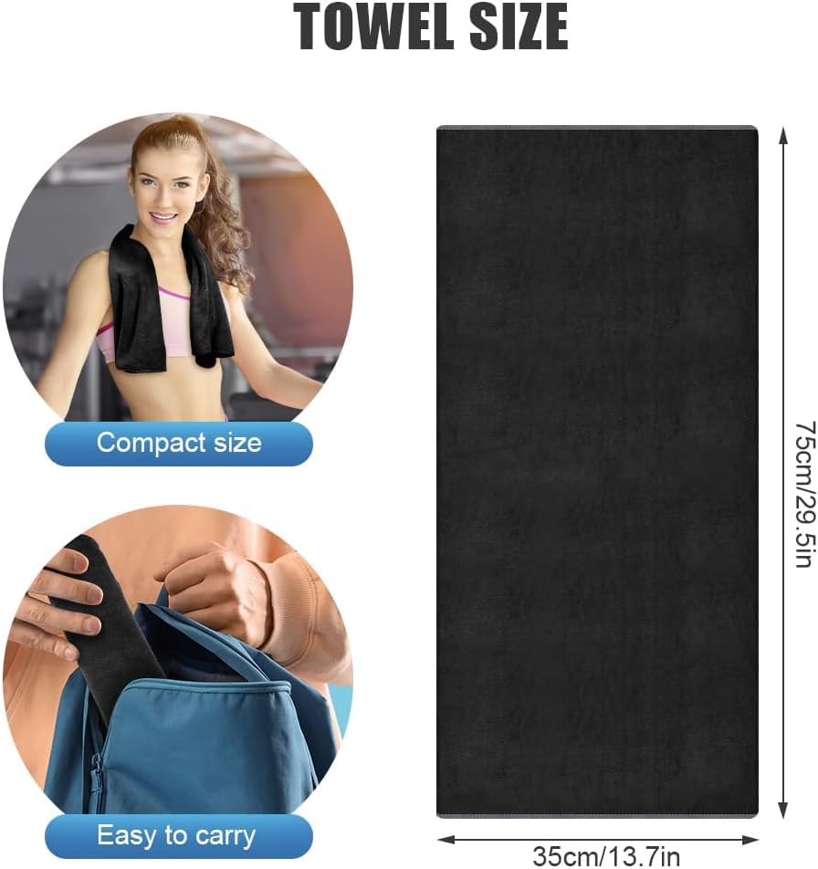 Thumbnail 1 de HAGOT 4 Pack Asciugamani Sportivi in Microfibra: Super Assorbenti, Traspiranti e Ad Asciugatura Rapida (75 x 35 cm)