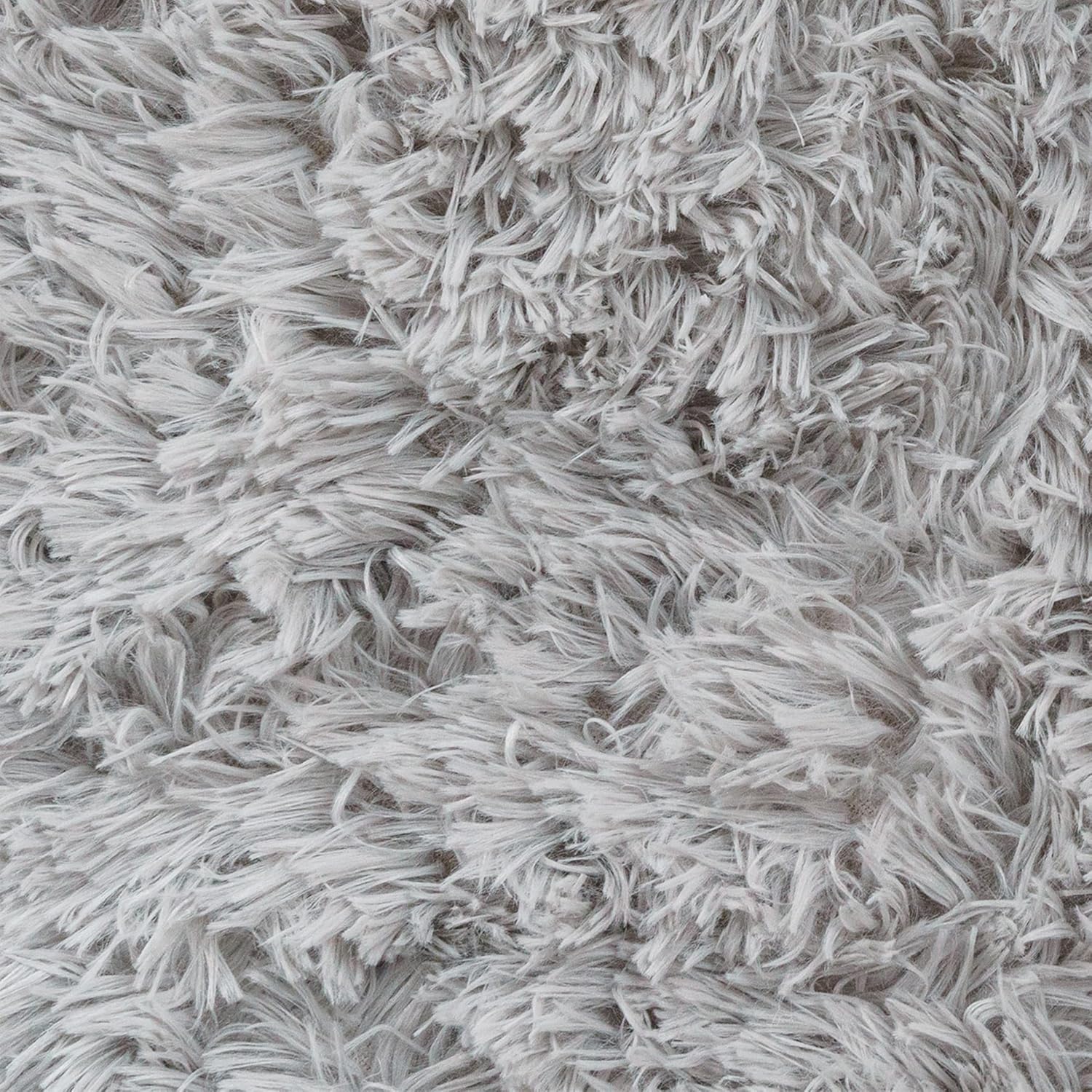 Detalle 2 de Paco Home Tapis Shaggy 160x220 cm Argent