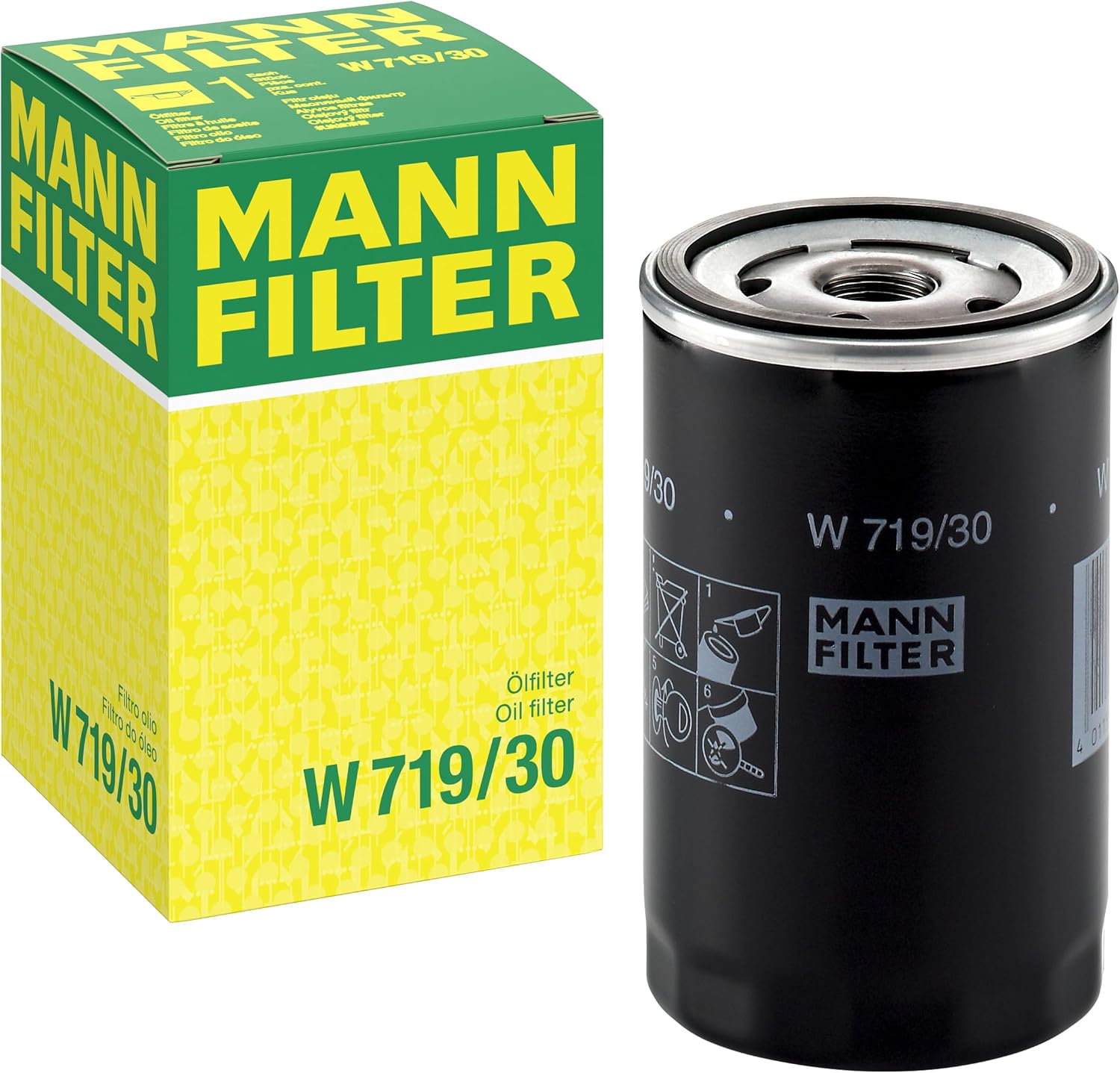 Detalle de MANN-FILTER W 719/30 Filtro olio per auto