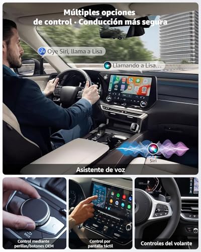 Detalle de Ancvet Adaptador CarPlay Inalámbrico y Android Auto: explorando CarPlay/Android Auto sin cables para coches con sistema original
