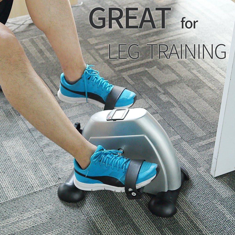 Detalle 1 de Mini Portable Exercise Bike Pedal Exerciser for Legs and Arms (LCD Fitness Gym Home)