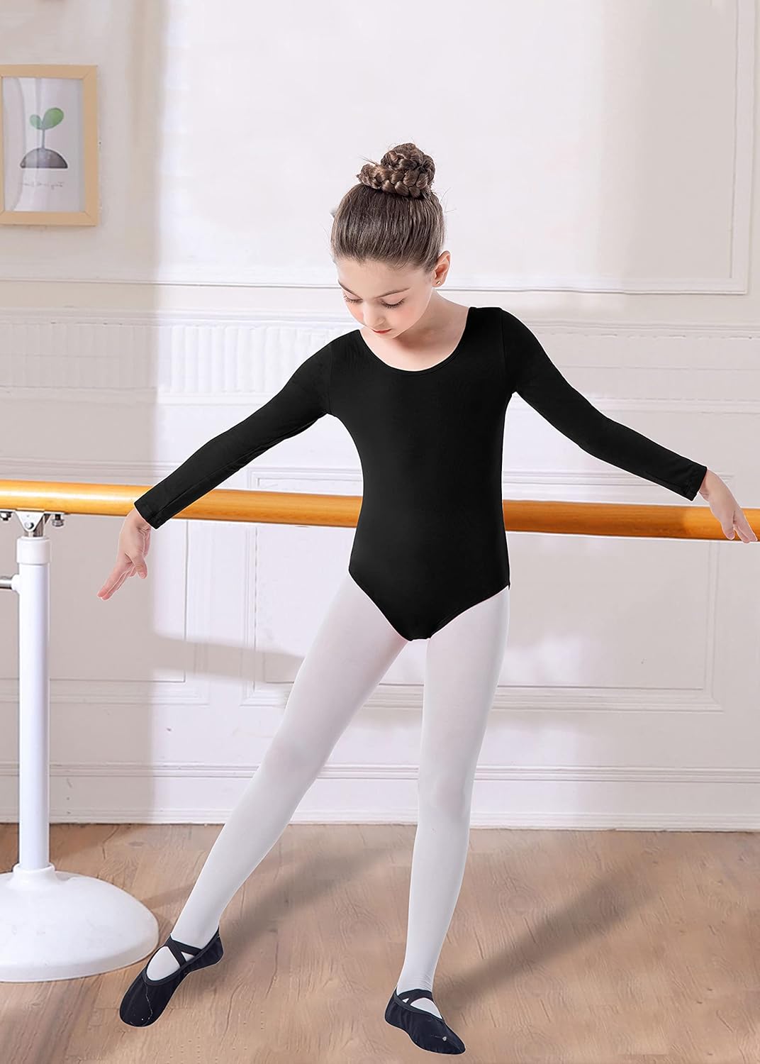Thumbnail 1 de Mädchen Tanz-Balletttrikot mit kurzen Ärmeln und Criss-Cross Trägern (Mulnall)