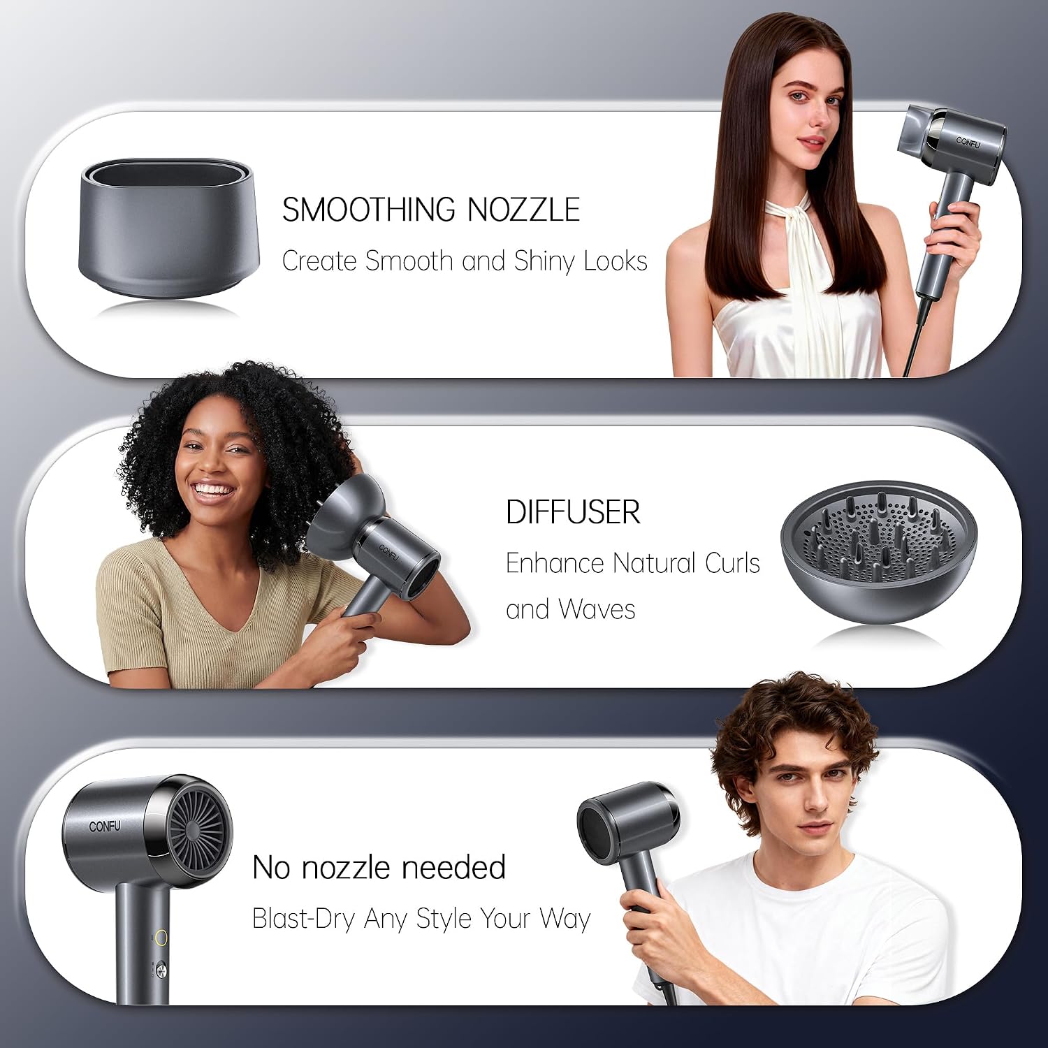 Detalle 1 de CONFU Hair Dryer 1600W