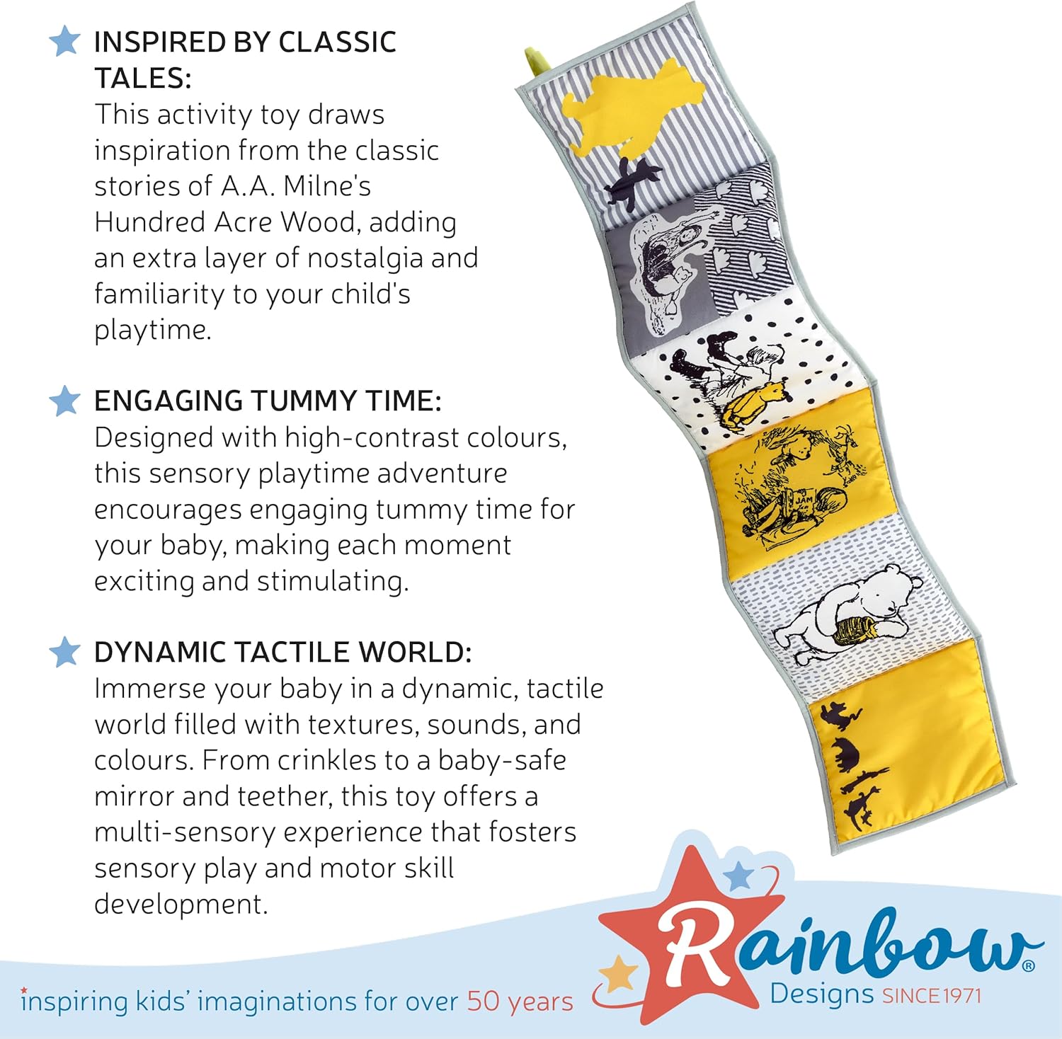 Thumbnail 3 de Rainbow Designs Winnie the Pooh Unfold & Discover development toy