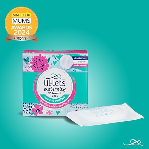 Thumbnail 1 de Lil-Lets Maternity Breast Pads, 120 Count (4 x 30) – Ultra Slim, Disposable Nursing Pads for Breastfeeding Mums