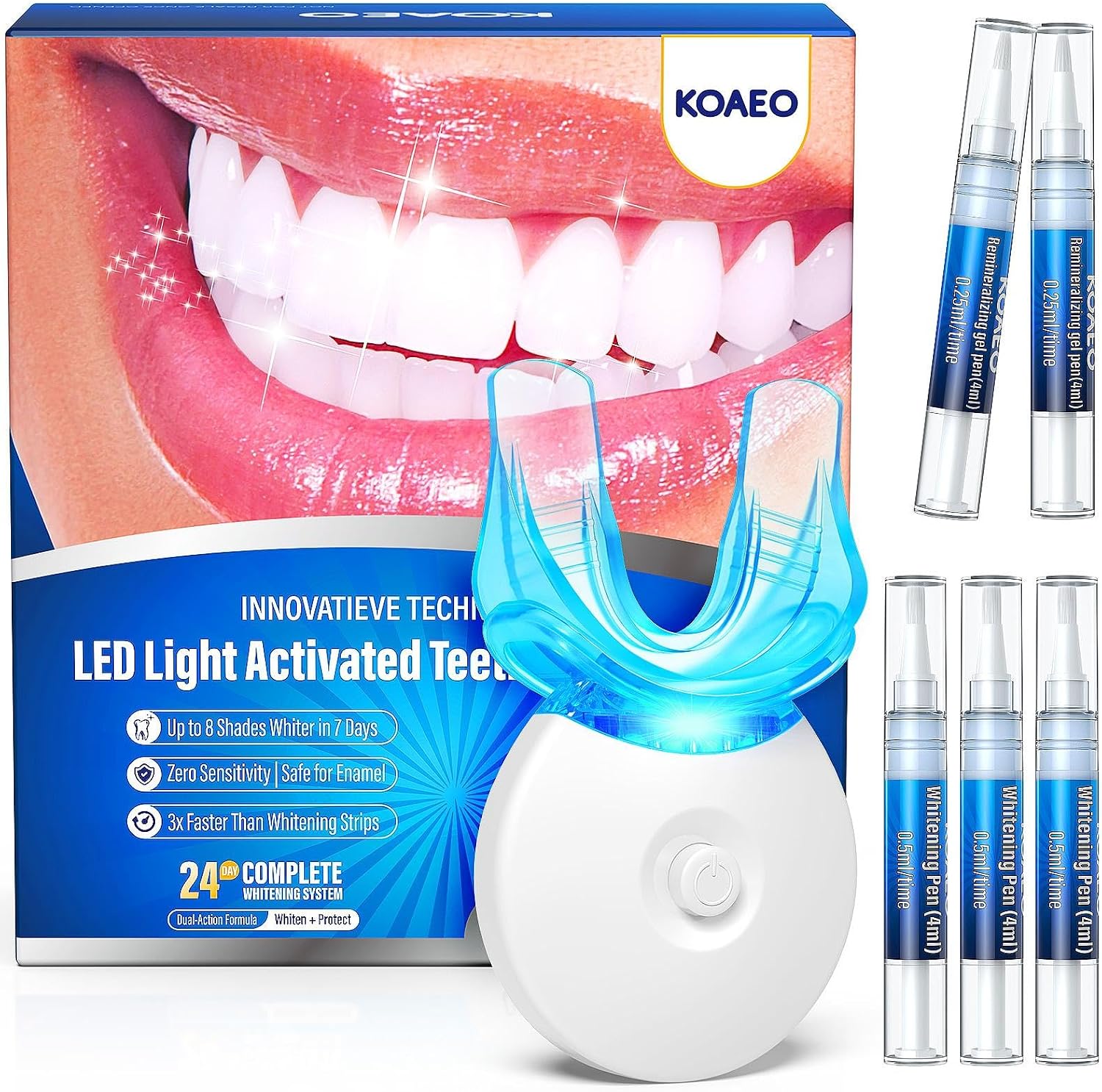 Detalle de KOAEO Teeth Whitening Kit 35% 🦷