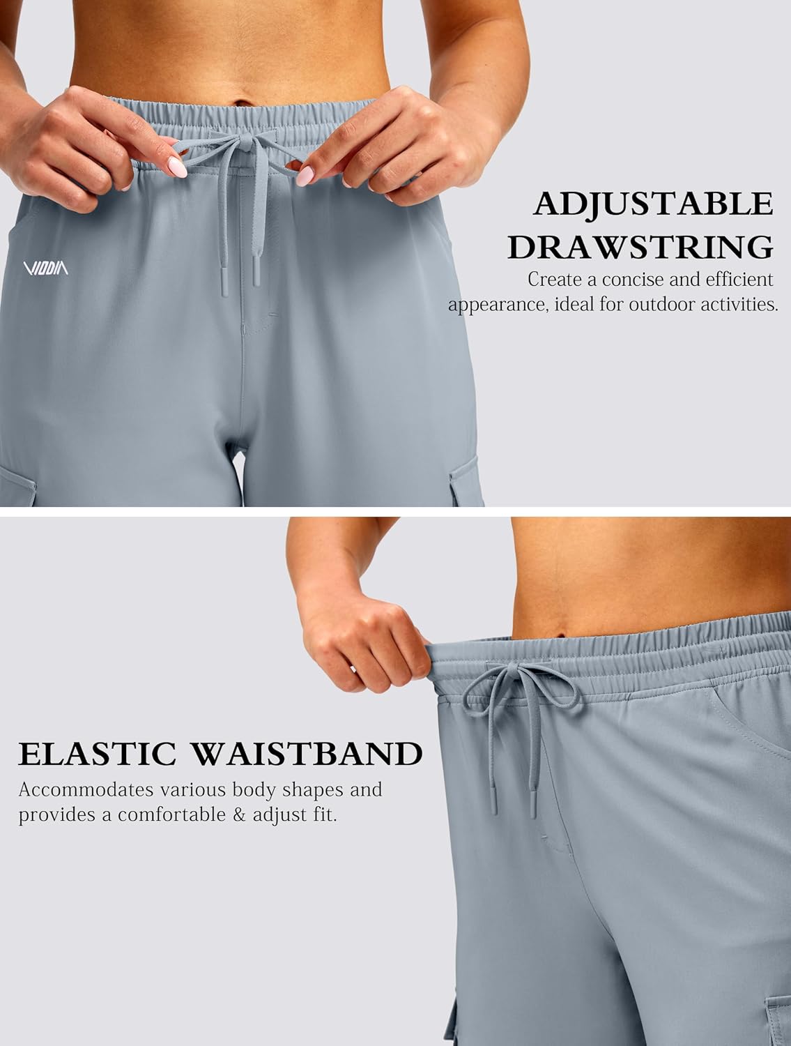 Detalle de Viodia 15" Long Women's Hiking Cargo Shorts