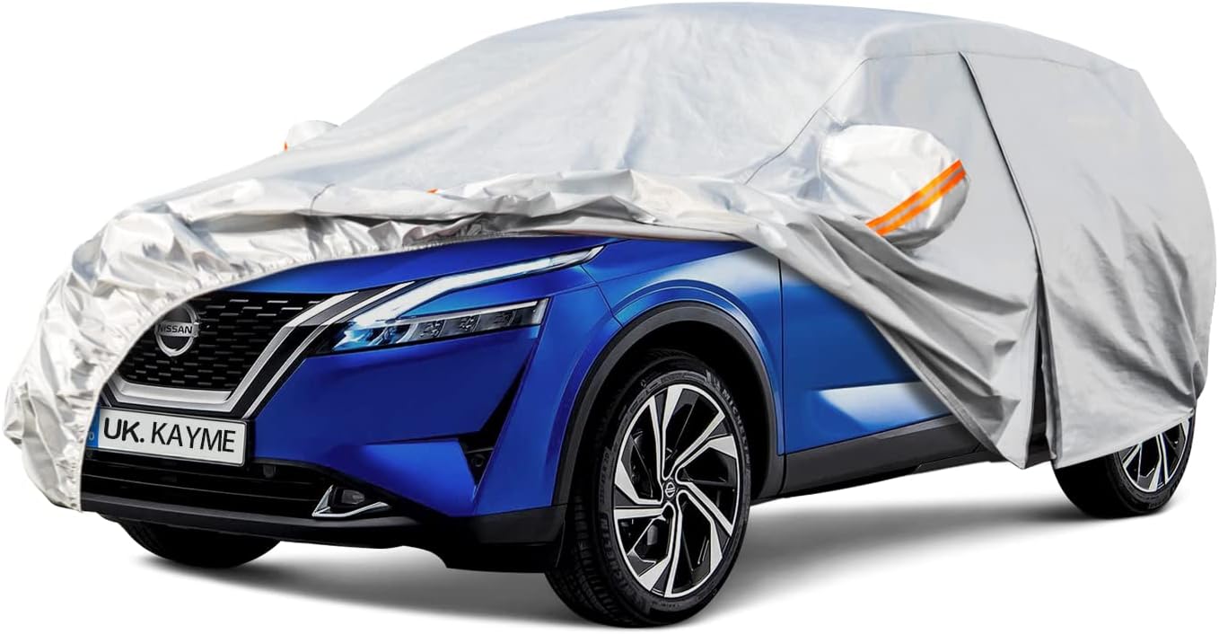 Detalle de Kayme 6 Layers SUV Car Cover – Waterproof, Breathable Outdoor Protection for Large SUVs