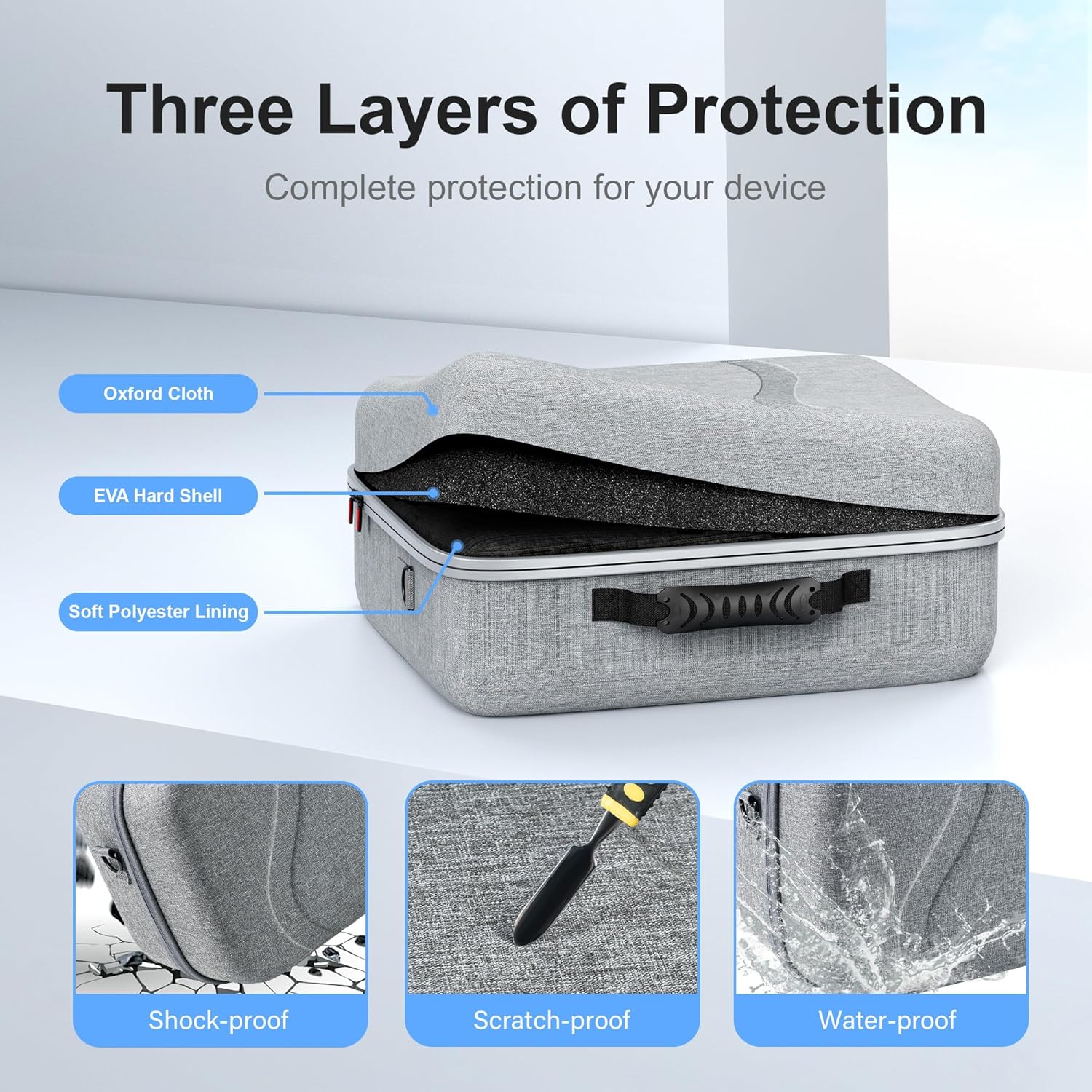 Thumbnail 6 de DEVASO Large Carrying Case for Meta Quest 3S Accessories