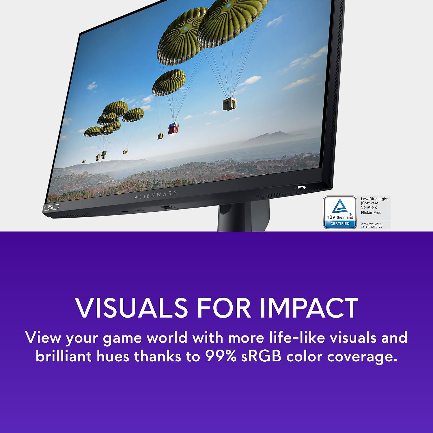 Detalle de Alienware AW2524HF 500Hz FHD IPS Gaming Monitor with FreeSync Premium