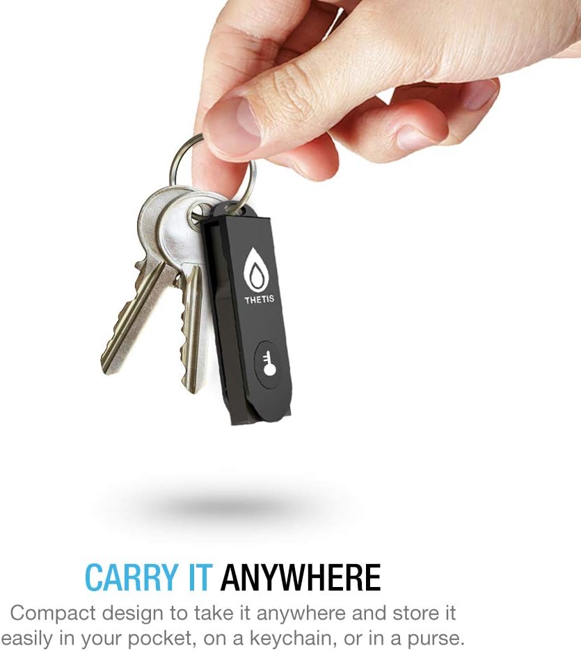 Detalle 2 de FIDO2 Security Key with Folding Design by Thetis – Universal USB Type A 2FA for Windows, Linux, and more