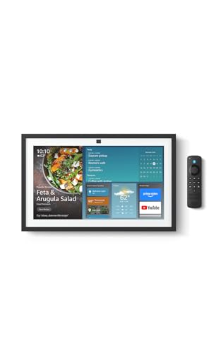 Detalle de Amazon Echo Show 15 (Newest Model) — 15.6" Full HD Kitchen Hub with Fire TV and Alexa+
