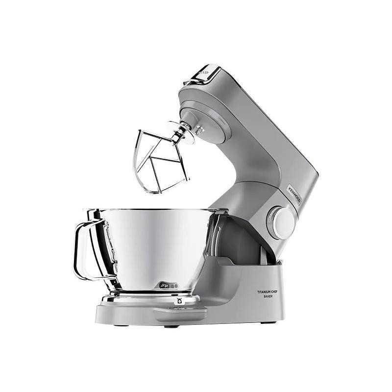 Detalle de Kenwood KVC85.004SI Titanium Chef Baker 1200 W: batidora multifunción con cubeta de 5 L para repostería
