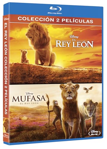 Detalle de Mufasa y El Rey León Pack Blu-ray 1-2