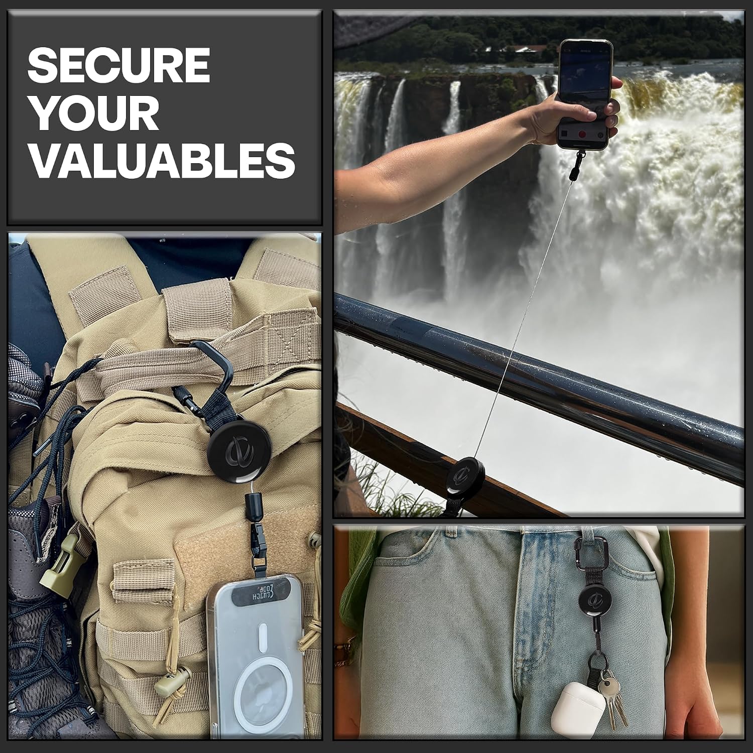 Thumbnail 5 de ClutchLoop Anti-Theft Phone Tether 30"