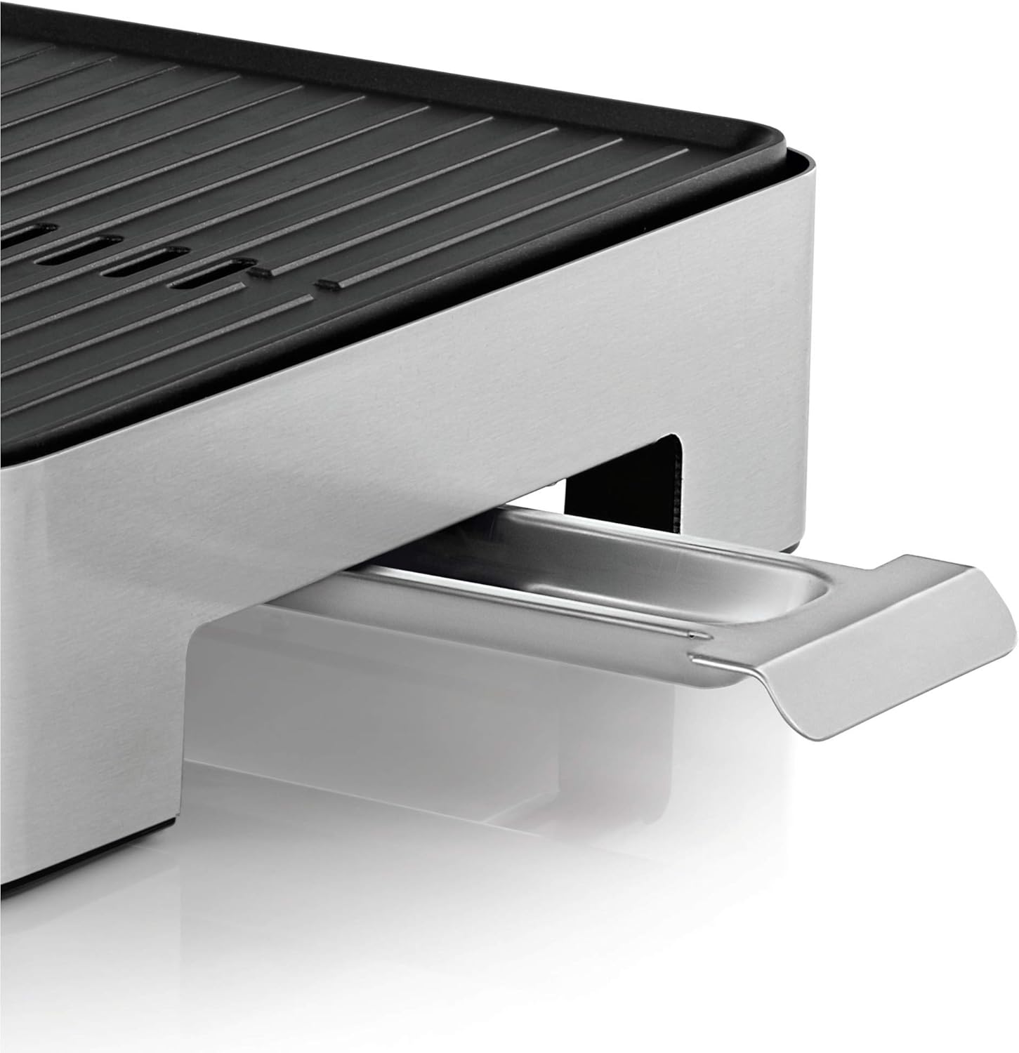 Detalle 2 de WMF Lono Tischgrill Quadro – kompakter Indoor-Elektrogrill mit quadratischer Grillfläche, 1250 W