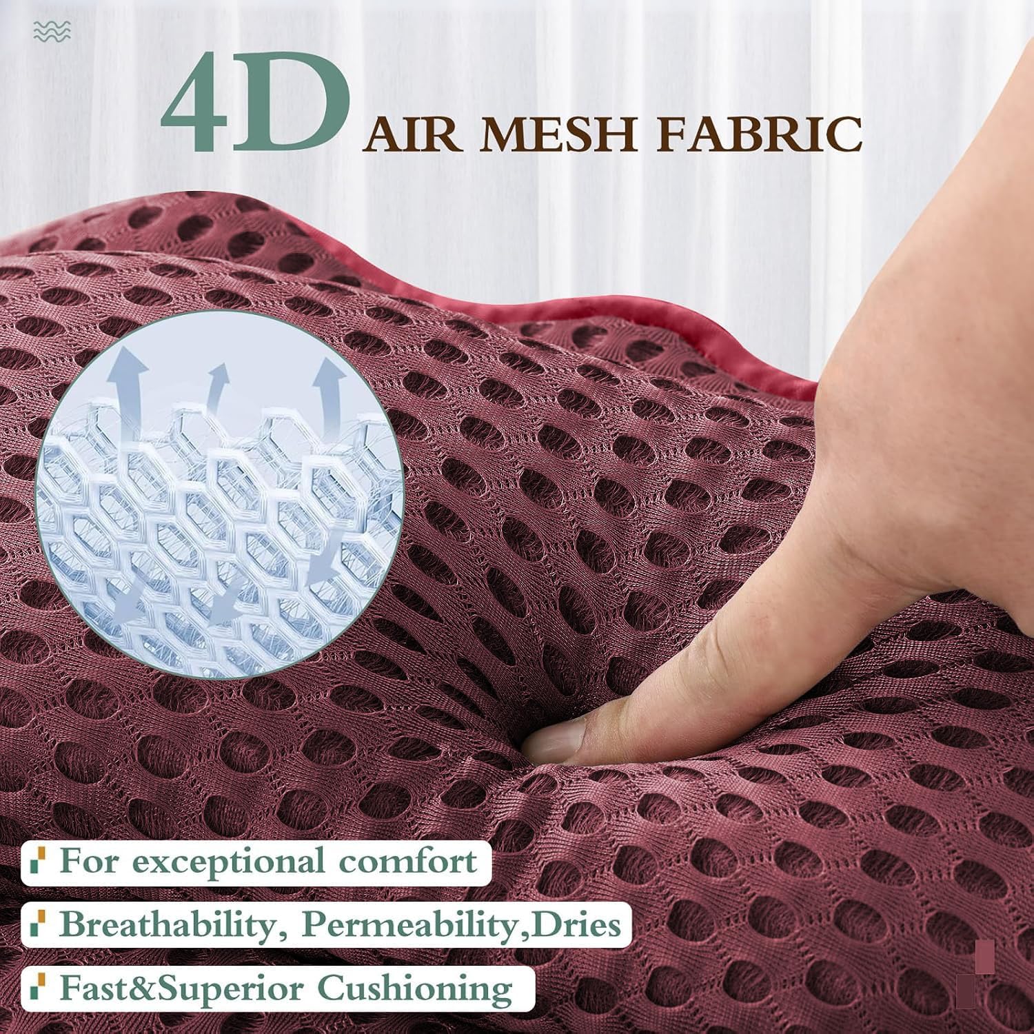 Thumbnail 3 de Bath Pillow RUVINCE Ergonomic Luxury Bathtub Pillow with Head, Neck, Shoulder and Back Support