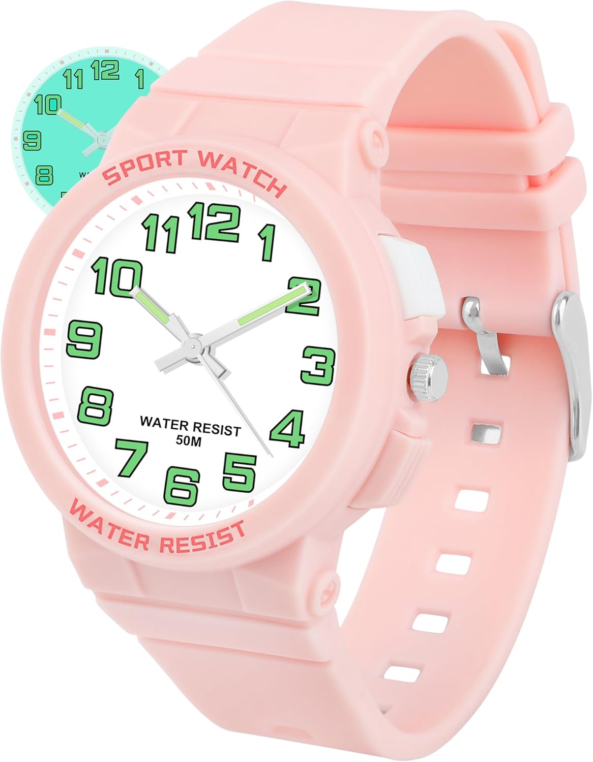 Detalle de Kinderuhr mit Licht 50 m wasserdicht
