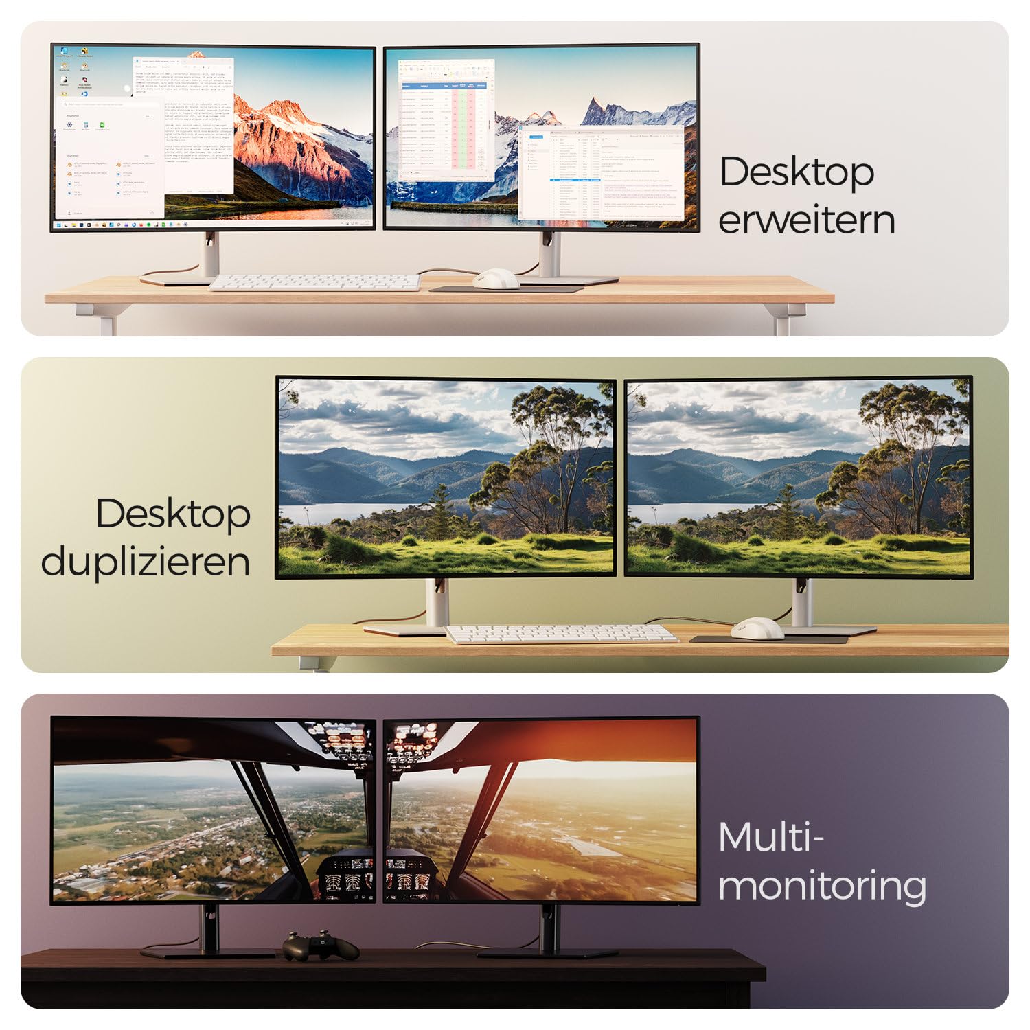 Thumbnail 6 de deleyCON 4K DisplayPort zu HDMI Adapter – uni‑direktional, DP 1.2/1.4 auf HDMI 2.0