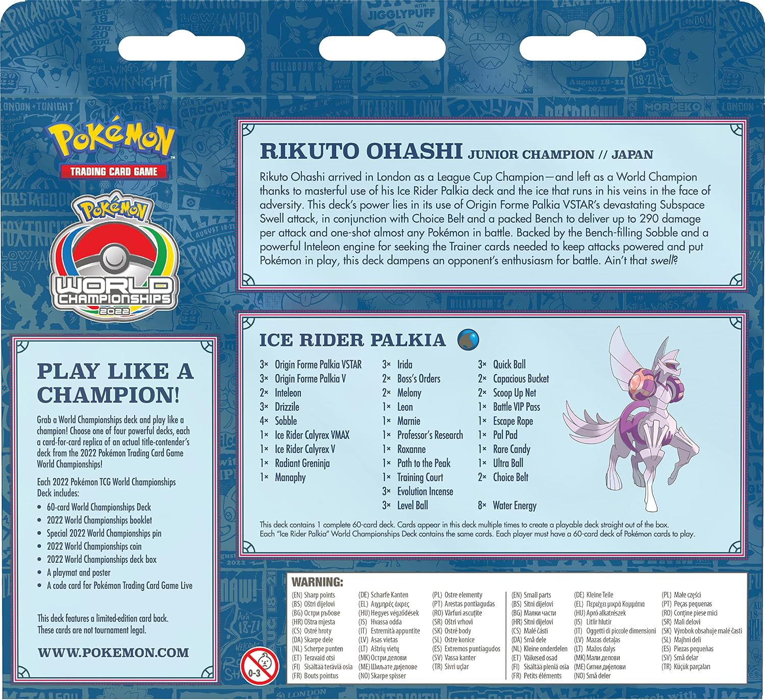 Thumbnail 3 de Pokémon TCG World Championships Deck Rikuto Ohashi 2022