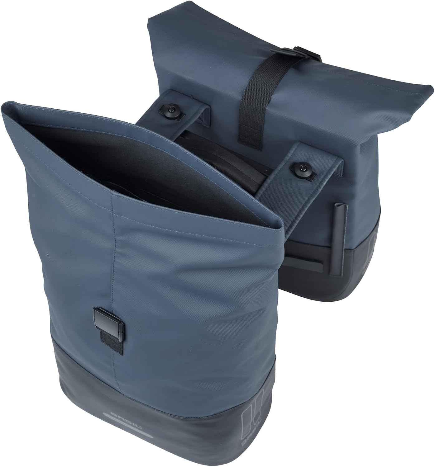Detalle de Basil Cove podwójna torba rowerowa na bagażnik 28–32 l z płytą MIK