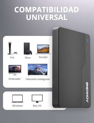 Detalle de Disco Duro Externo Portátil Ultra Delgado 500GB USB 3.0 HDD de BNEHHOV