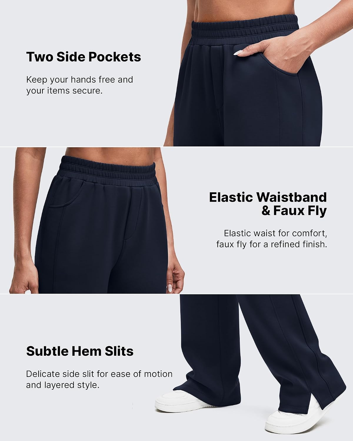 Detalle de G4Free Modal Wide-Leg Sweatpants