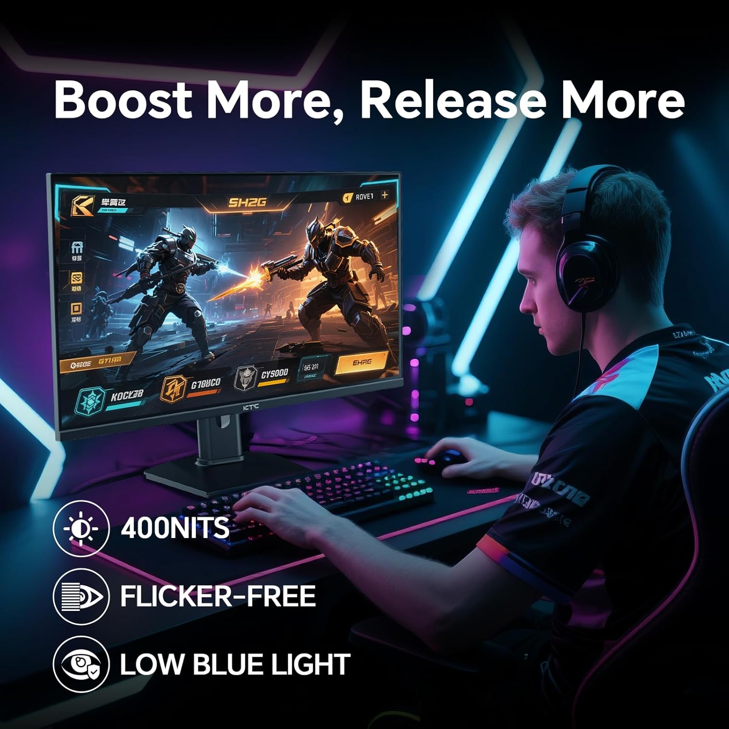 Thumbnail 6 de KTC 24 inch QHD 180Hz gaming monitor