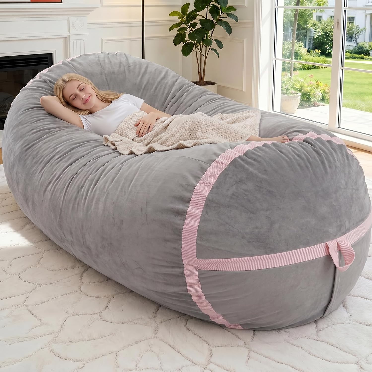 Detalle de HABUTWAY Bean Bag Chair 6-Foot