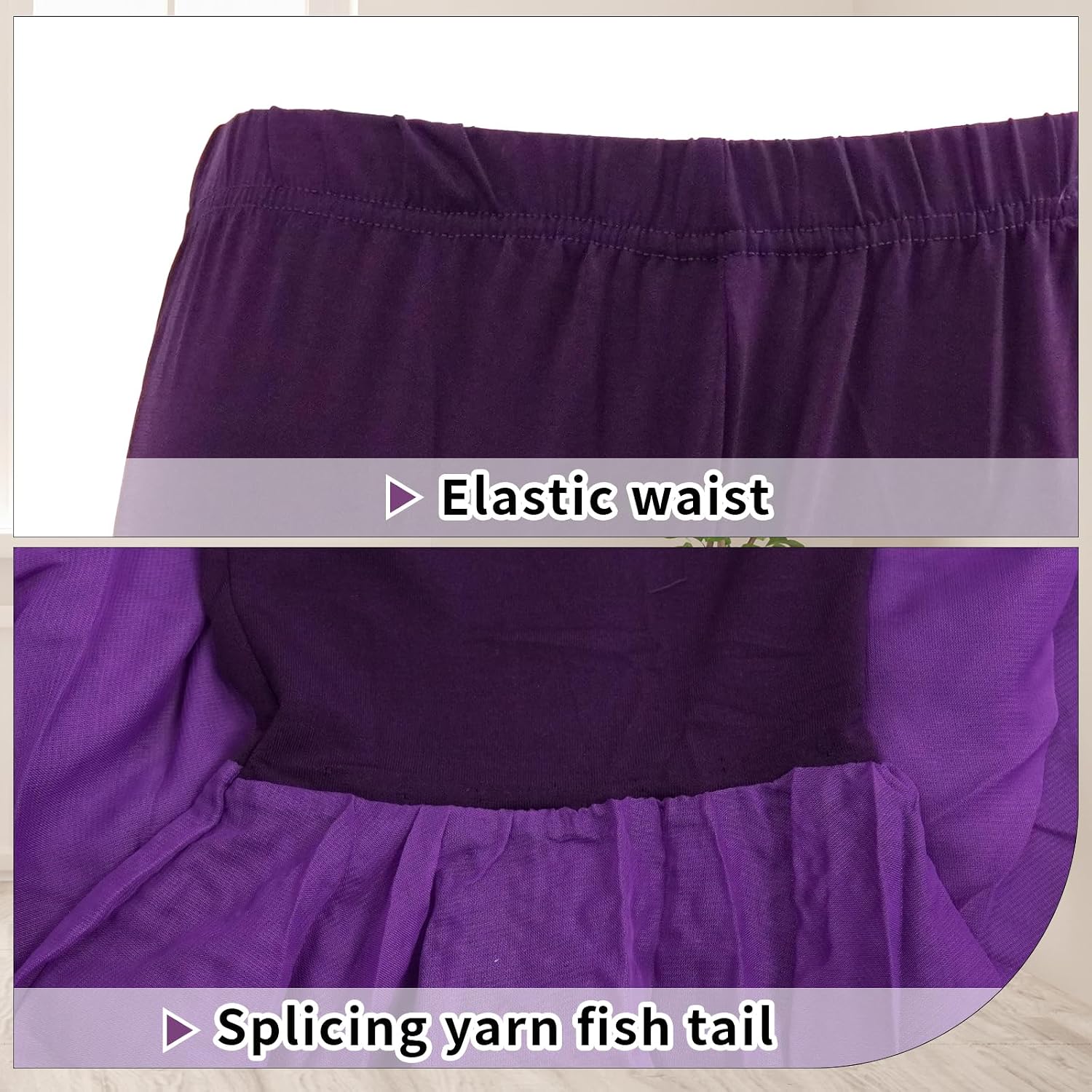 Detalle de Baisdan Belly Dance Tulle Bell Bottoms 90cm