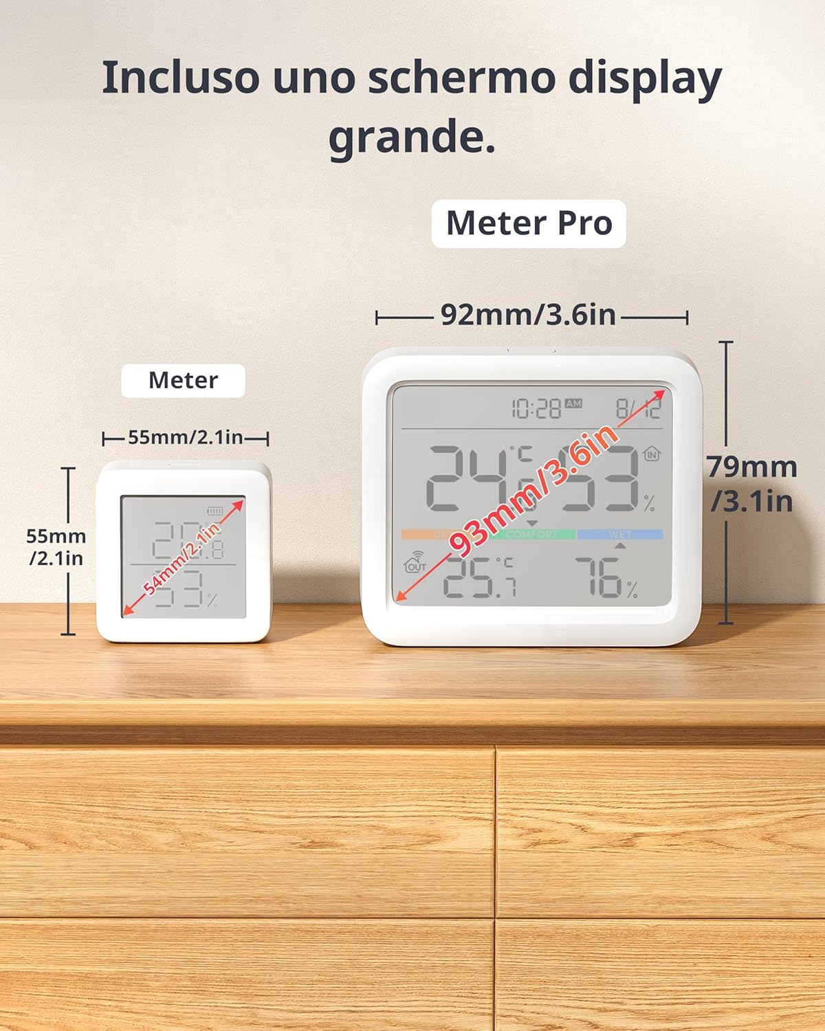 Thumbnail 2 de SwitchBot Termometro e Igrometro – Stazione Meteo 5-in-1 con sensori esterni e controllo domotico