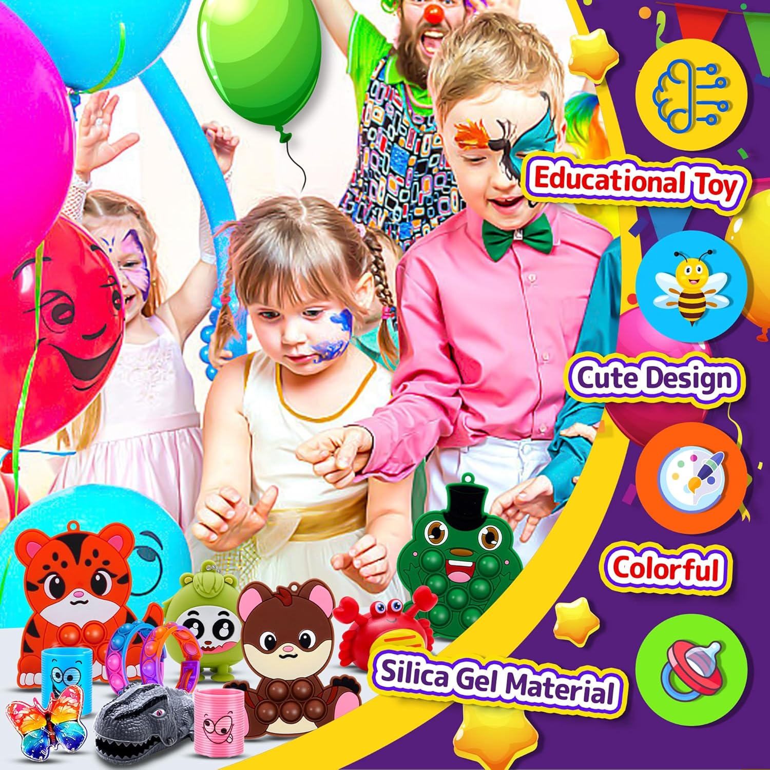 Thumbnail 5 de 1000 PCS Party Favors Bulk Fidget Toys for Kids