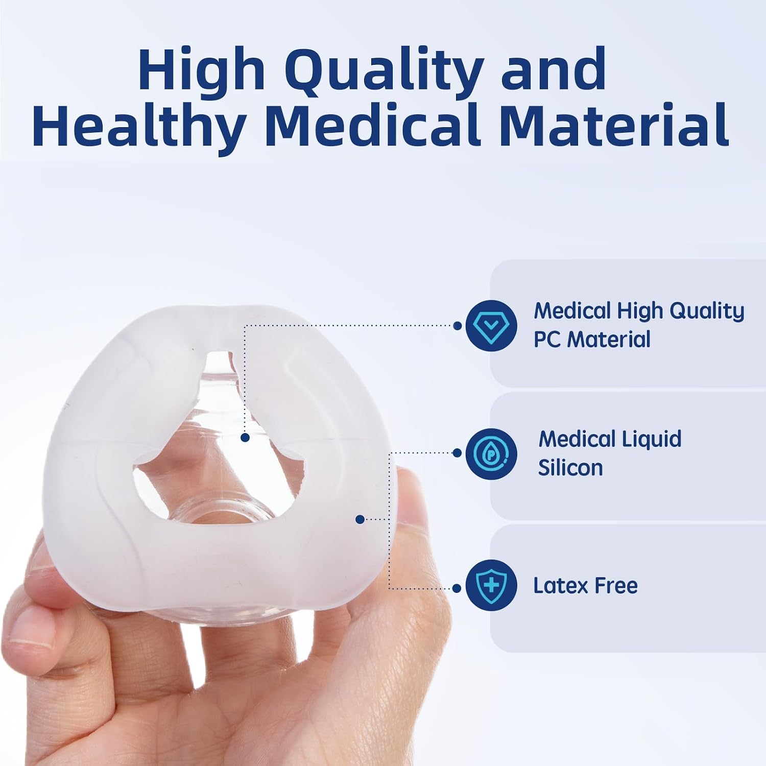 Detalle 2 de CUORD YTH-N20M-2P Nasal Cushion Replacement for AirFit N20, Medium, 2-Pack