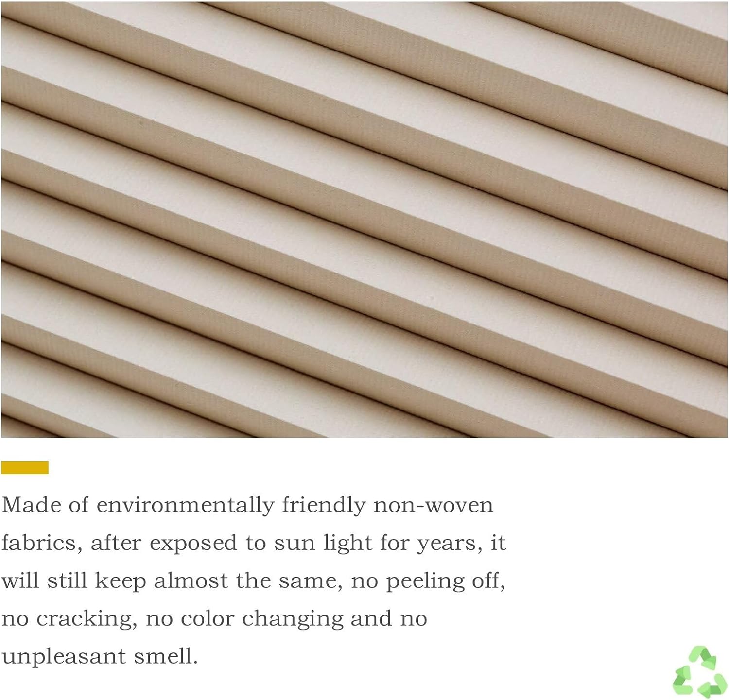 Thumbnail 6 de MYshade Cordless Blackout Cellular Window Shade, 46" W x 64" H, Beige