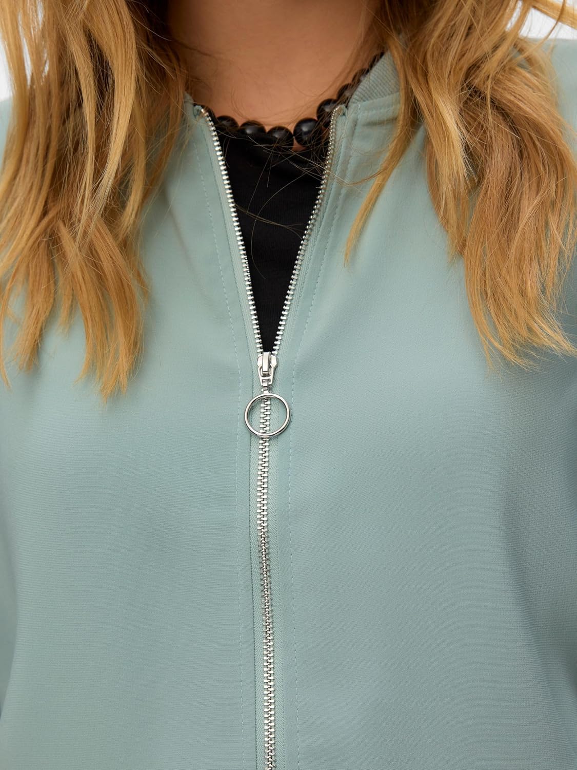 Thumbnail 4 de VERO MODA Female Mantel VMCOCO leichte Jacke – Bomber-Design mit italienischem Kragen